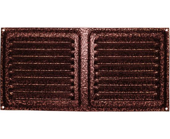 Решетка вентиляционная 100х200 мм медный антик Трибатрон 87132 