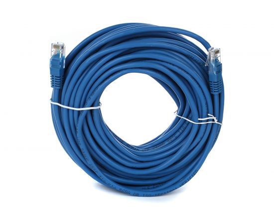 Патчкорд AOpen/Qust литой UTP кат.5е 10м синий ANP511-10M-B – изображение 2
