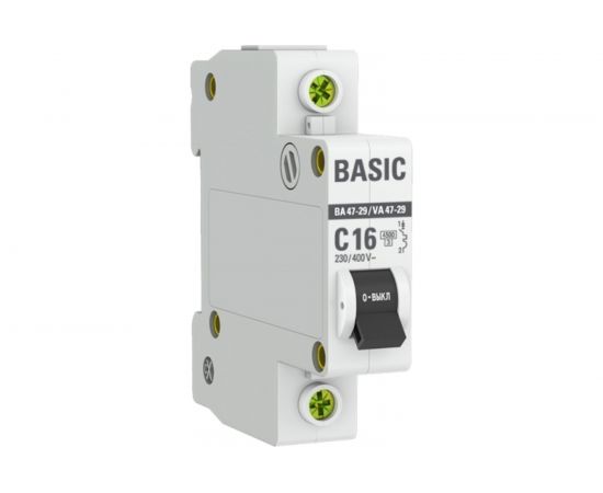 Дифференциальный автомат EKF PROxima АД-32, 1P+N, 25А/10мА, характеристика C, AC, электронный, защита 270В, 4,5кА, SQ DA32-25-10-pro – изображение 2