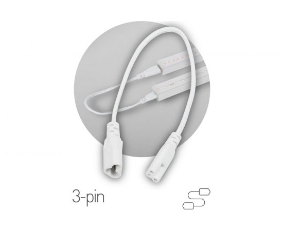 Соединительный провод для фитолампы ЭРА FITO-C5, 3-pin, IP20, Б0053063 – изображение 2
