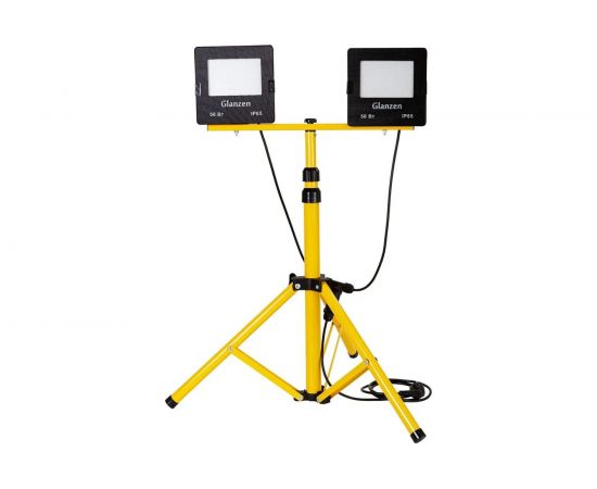 Светодиодный прожектор на штативе GLANZEN 2x50 Вт FAD-0025-2x50 КА-00008003 – изображение 2