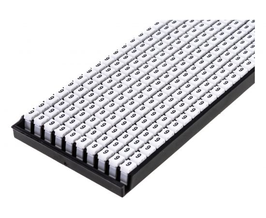 Маркер для кабеля сечением 0,5-1,5 мм DKC символ 9, 200шт MKF9S1 – изображение 2