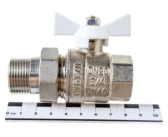 Шаровой кран с накидной гайкой 3/4" Valtec VT.227.NW.05 36922 – изображение 2