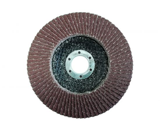 Круг лепестковый торцевой по металлу (10 шт; 125х22 мм; Р60) Креост 5506125-60 – изображение 2
