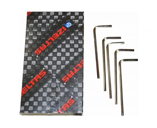 Шестигранный ключ IZELTAS 2.5мм, (комплект 5 шт) 4900220025-1 – изображение 2