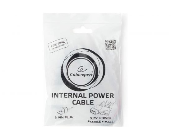 Кабель питания Cablexpert для вентилятора 12V, molex -> molex + 3pin, 15см CC-PSU-5 – изображение 2