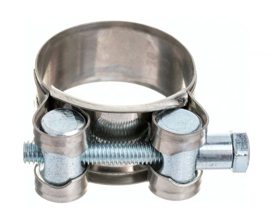 Силовой хомут Nord-Yada Д: 36-39 мм, Ш: 20 мм, Т: 0,6 мм, болт: М6х50, нерж. сталь 902880 – изображение 2