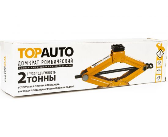 Механический ромбический домкрат TopAuto 2 т h 135-320 мм в сумке ДР - 2 – изображение 2