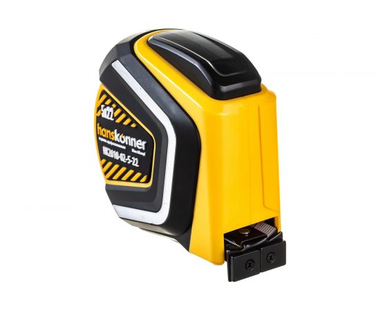 Рулетка 5x22 Hanskonner автостоп, противоударный обрезинный корпус, супермощный магнит HK2010-02-5-22 – изображение 2