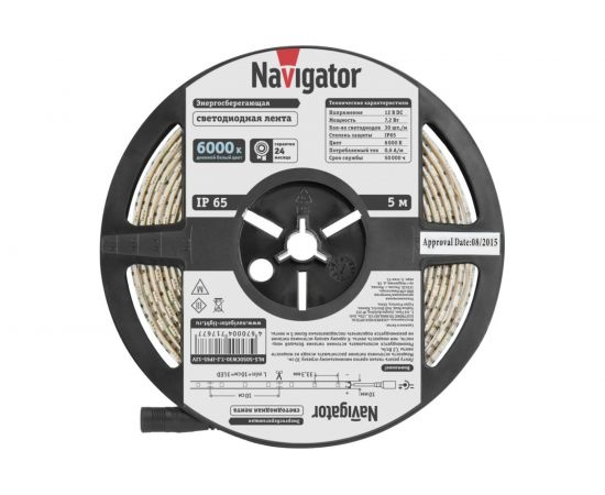 Светодиодная лента Navigator NLS-5050СW30-7.2-IP65-12V R5 71767 – изображение 2