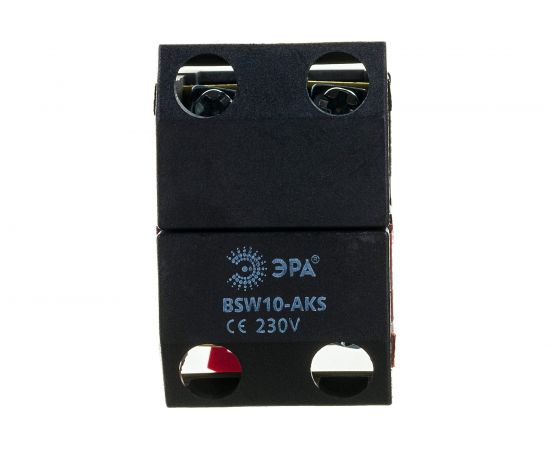 Переключатель ЭРА АKS22, черный с ключом, 2 положения, IO 1з1р 10/400/3200 Б0045677 – изображение 3