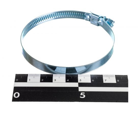 Червячный хомут Nord-Yada 60-80 мм, оцинк. сталь 904609 – изображение 3