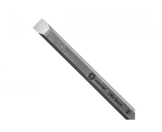 Плоская стамеска 8 х 140 мм, CR-V КОБАЛЬТ 245-718 – изображение 3