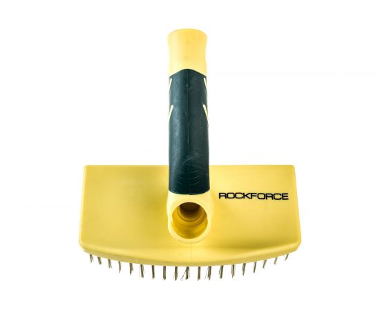 Щетка по металлу ROCKFORCE универсальная, ручная/под черенок-вертикальный 45/горизонтальный RF-3401214235 – изображение 3