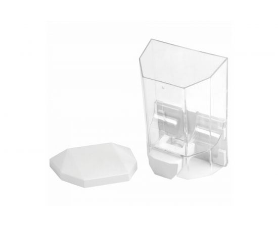 Диспенсер для жидкого мыла ЛАЙМА ORIGINAL наливной, 0.5 л, прозрачный 605772 – изображение 3