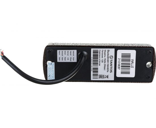 Цветная вызывная панель видеодомофона Tantos WALLE медь – изображение 3