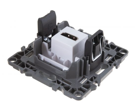 Розетка ЭРА 12-3114-03 HDMI, IP20, 12, алюминий Б0027483 – изображение 3