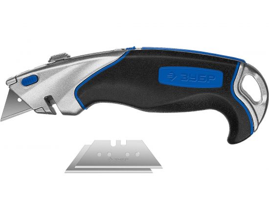 Нож ЗУБР Эксперт А24, универсальный, с автостопом, профессионал 0923_z02 – изображение 3
