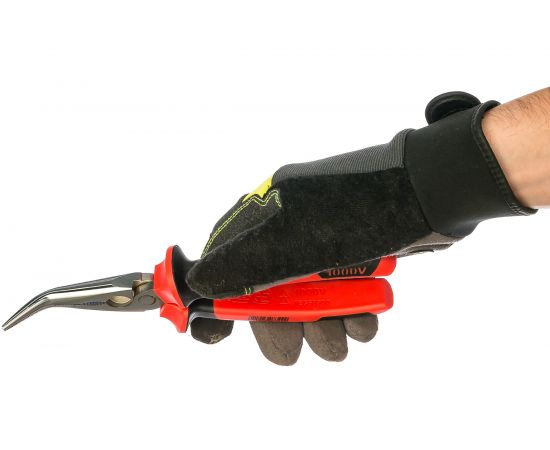 Изогнутые клещи с удлиненными губками VDE 200мм HAUPA 211210 – изображение 3