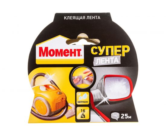 Клеящая лента Момент Супер Лента 25 м на единичном блистере серебряная Б0023002 – изображение 4