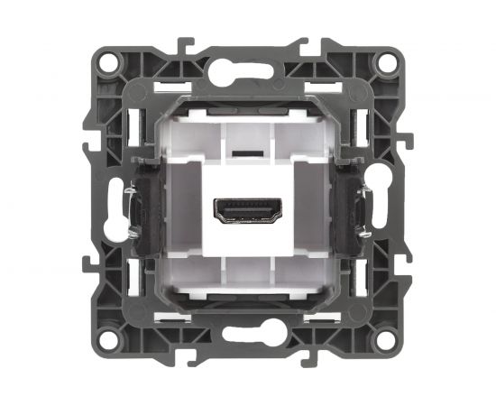 Розетка ЭРА 12-3114-03 HDMI, IP20, 12, алюминий Б0027483 – изображение 4
