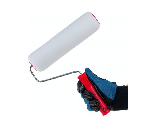 Малярный валик РемоКолор с рукояткой Поролон, ось 6мм, D48мм, 250мм, 04-2-102 – изображение 4