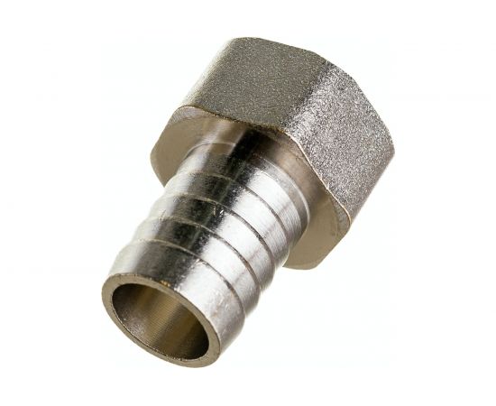 Штуцер (внутренняя резьба 3/4"" - елочка 20 мм; латунь никелированная) SANTRADE 1442 – изображение 4