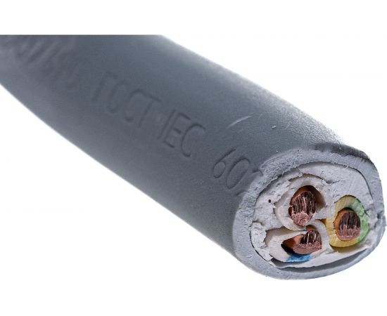 Кабель NYM-J ГОСТок 3х2.5 серый 20м ГТ1316 – изображение 4