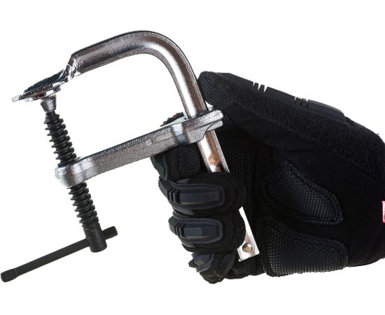 F-образная кованая струбцина 80х100мм КОБАЛЬТ 244-629 – изображение 4