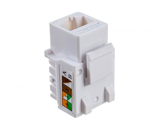 Вставка Keystone NEWMAX RJ-45, категория 5e, белый, NM-KSTU90/WH – изображение 4