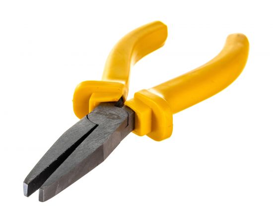 Плоскогубцы 160мм комбинированные с удлиненными плоскими губками, изолированная 1-компонентная ручка, полированная GRIFF 026776 – изображение 4