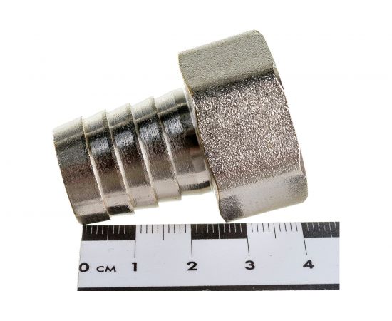 Штуцер (внутренняя резьба 3/4"" - елочка 20 мм; латунь никелированная) SANTRADE 1442 – изображение 5