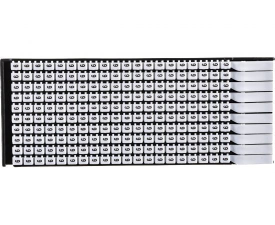 Маркер для кабеля сечением 0,5-1,5 мм DKC символ 9, 200шт MKF9S1 – изображение 6