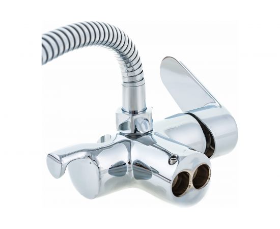 Встраиваемый смеситель с гигиеническим душем D&K DK Rhein.Marx хром DA1394581 – изображение 7