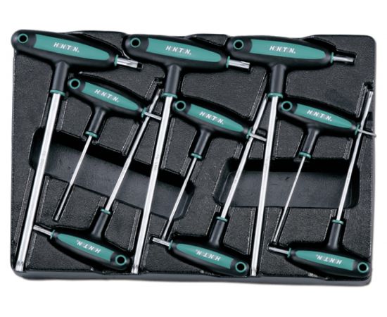 Набор Т-образных отверток HONITON TORX в ложементе, 9 предметов, IK-SD0090 