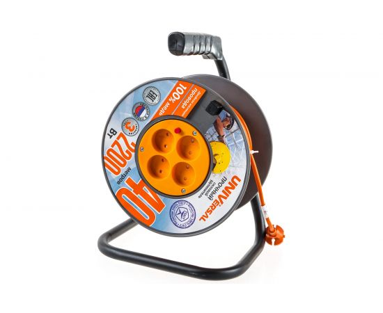 Силовой удлинитель UNIVersal ВЕМ-250 термо ПВС 2*1 40м 9632899 