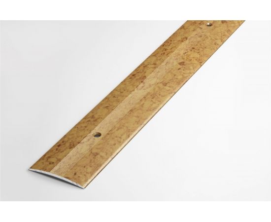 Порог прямой алюминиевый (37 мм; 0.9 м; декоративный; пробка) Лука 00000001467 