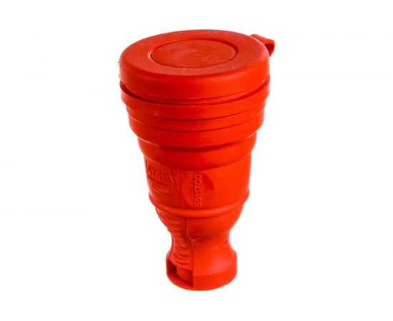 Разъём-штепсель AY-KA каучук c заземлением 16A IP44 красный 5511701 