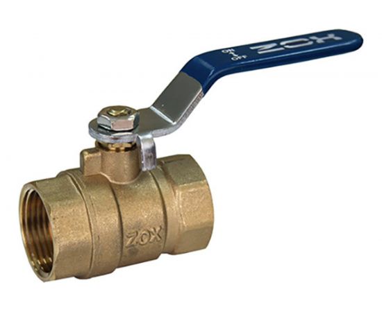 Шаровой кран Zox 2 вн/вн, рукоятка 520862 