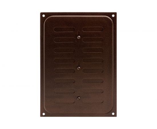 Решетка вентиляционная с заслонкой (165x240 мм; медь) Скобис Т819 