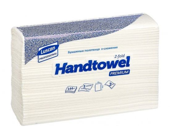 Бумажные полотенца Luscan Professional Z-сложения, 2-слойные 368531 