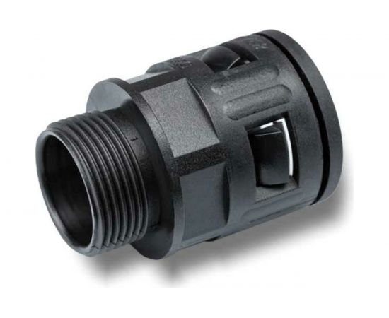 Муфта для гофрированных труб Weyer WQGM25B/AD21.2 коннектор прямой нар. M25x1.5 WE0204300 