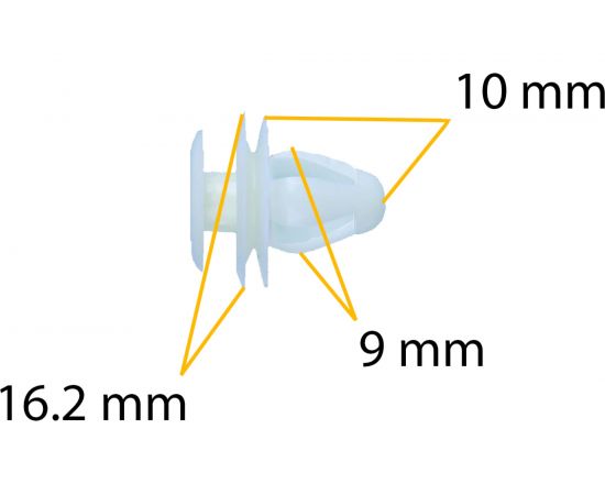 Автокрепеж для Lexus/Toyota 10 шт 6777130070, 6777132080, 94078FC010, MB608410 КрепАвто 0146 – изображение 2