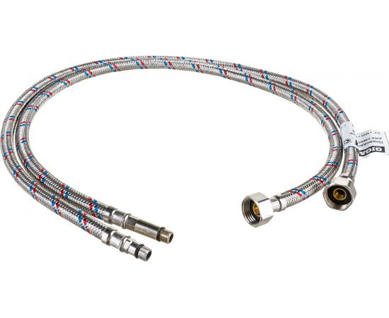 Гибкая подводка для смесителей Gigant 1/2""хМ10x80 см, г/ш P-80-M10 – изображение 2