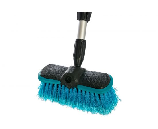 Телескопическая щетка для мытья а/м L: 65-100 см, d 18-22 мм с переходником AUTOVIRAZH AV-2176 – изображение 2