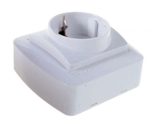 Розетка Lezard DEMET, с заземлением, белый 711-0200-122 – изображение 2