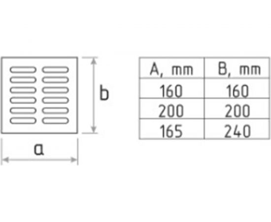 Решетка вентиляционная с заслонкой (165x240 мм; медь) Скобис Т819 – изображение 3