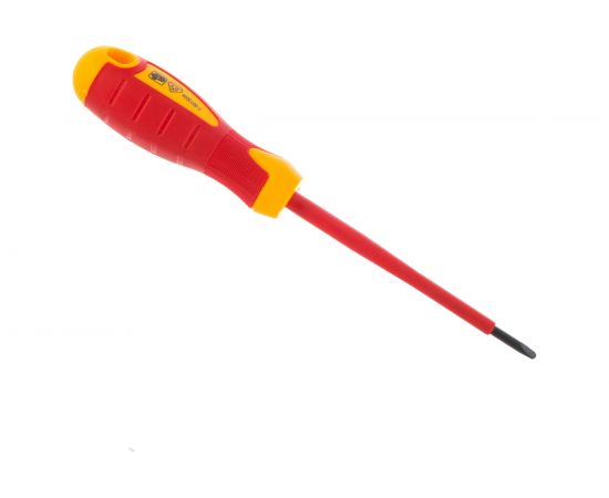 Диэлектрическая шлицевая отвертка SL3.5*100мм, до 1000V Berger BG BG1052 – изображение 3