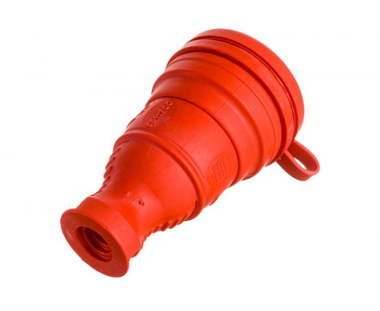 Разъём-штепсель AY-KA каучук c заземлением 16A IP44 красный 5511701 – изображение 3
