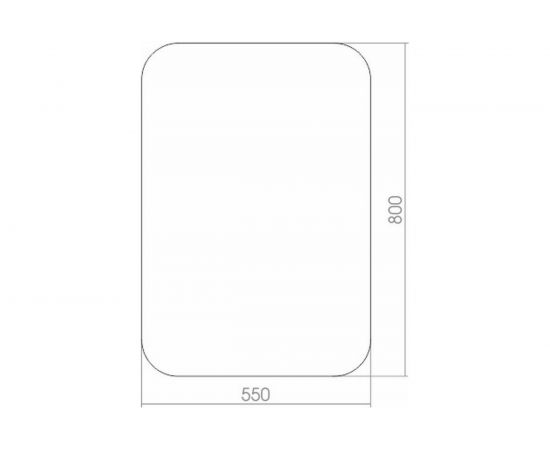 Зеркало Mixline Выбор 550x800 мм 537559 – изображение 3